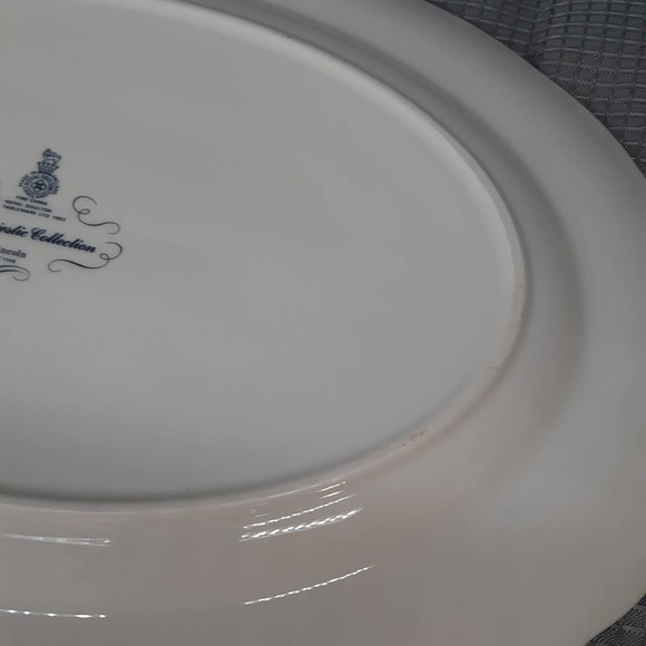 Vintage Royal Doulton Lincoln Pattern TC1146‎ 13" Oval Serving Platter 1983 - Picture 3 of 7